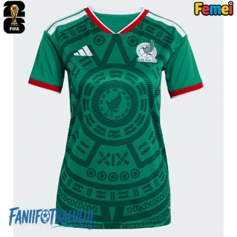 Mexic Echipament de Fotbal Replică Mondial 2026 Femei Acasa